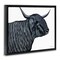 Stupell Industries Filmore Black Bull Portrait Floating Frame, design by Ashley Justice
